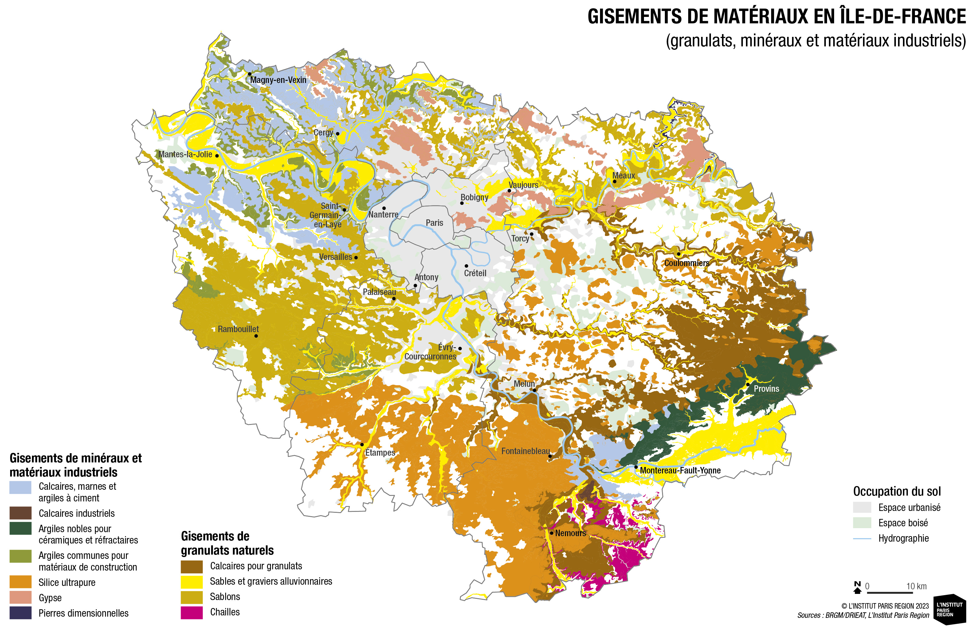 Gisements de matériaux