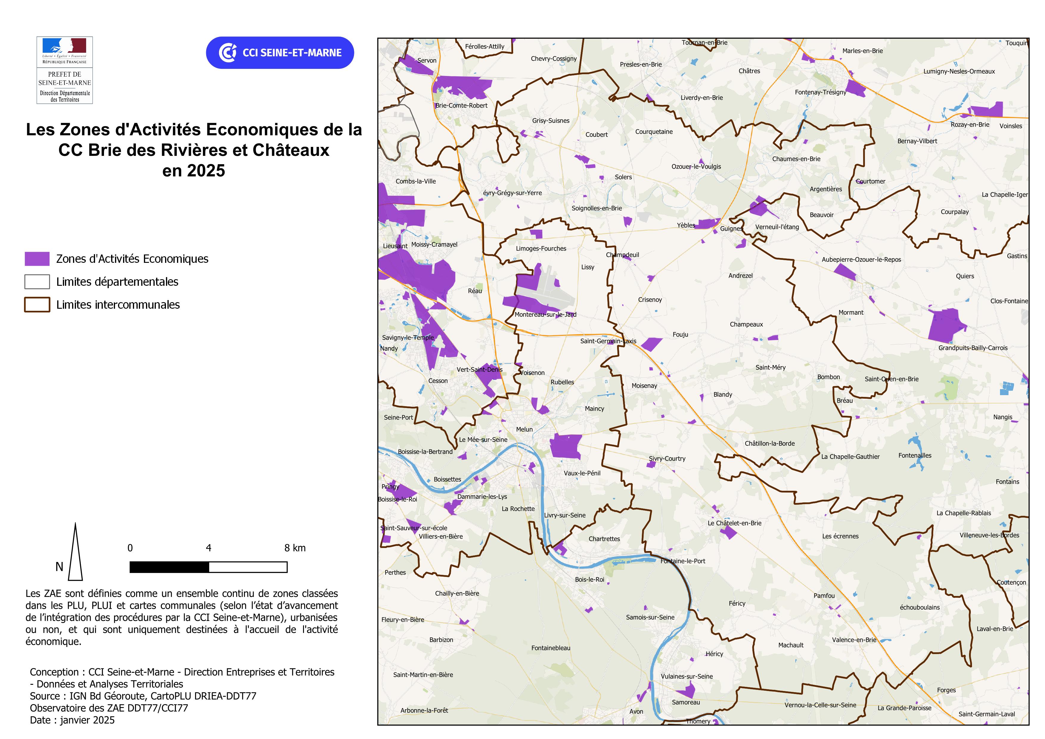 Zones d'activités