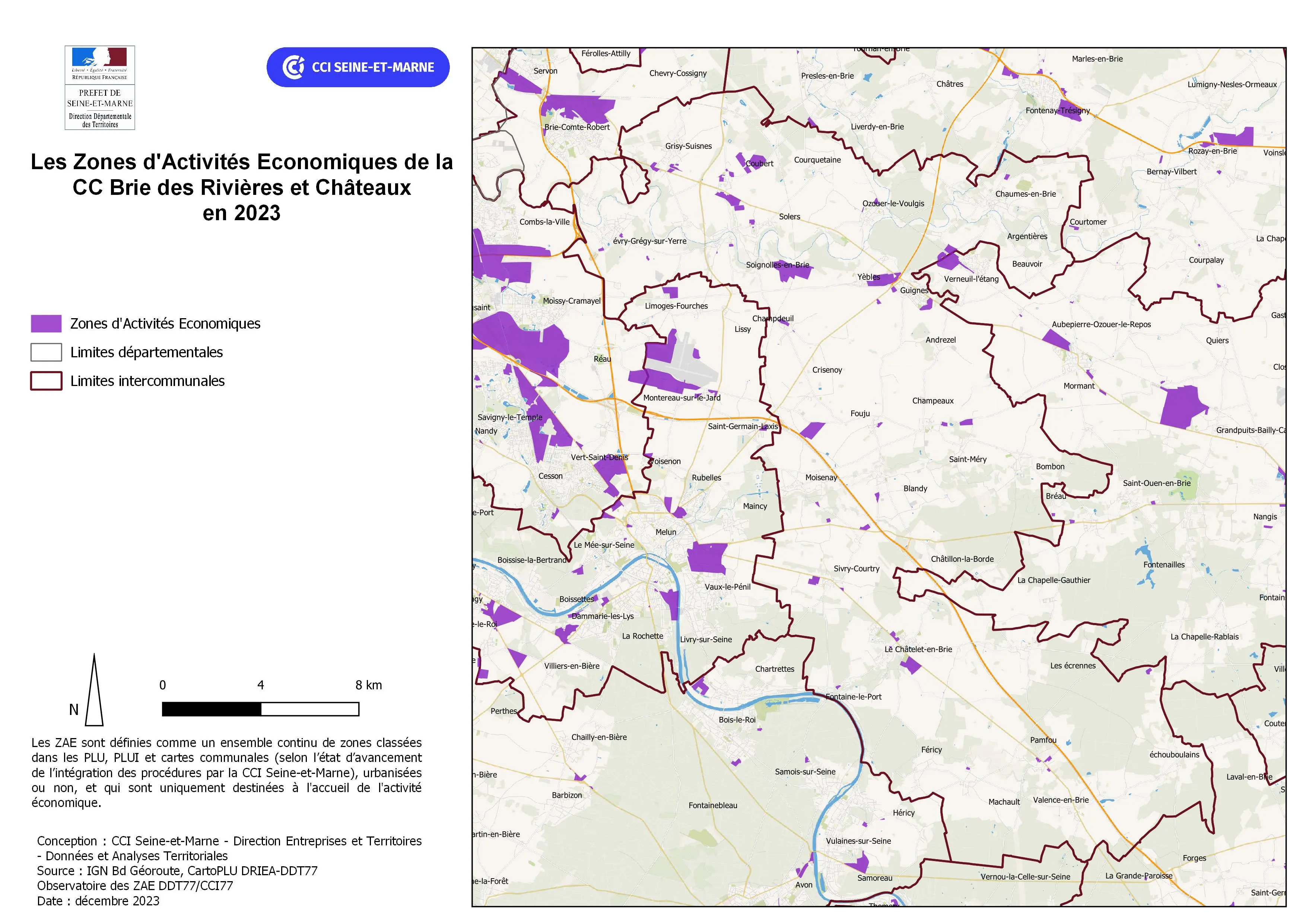 Zones d'activités