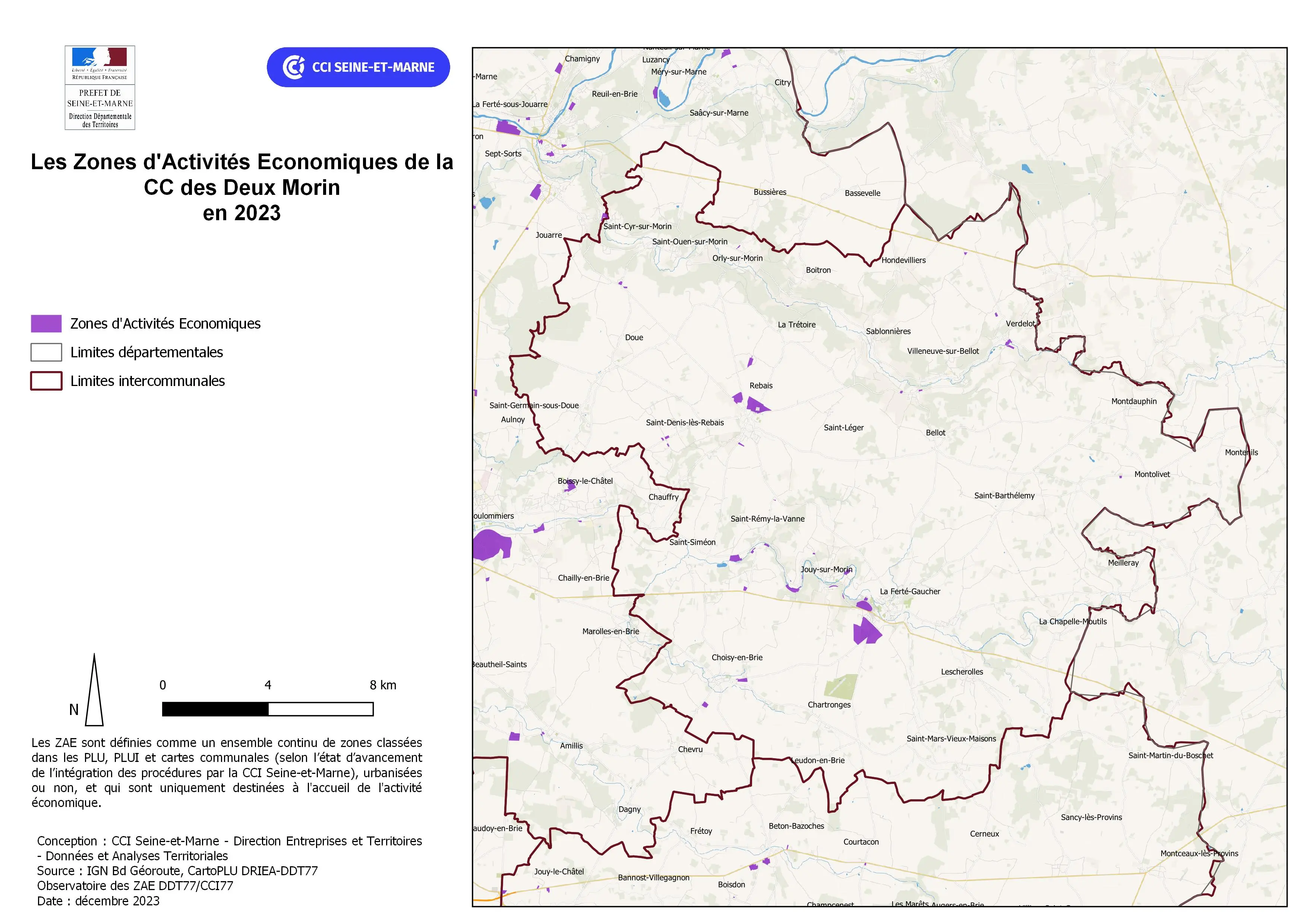 Zones d'activités