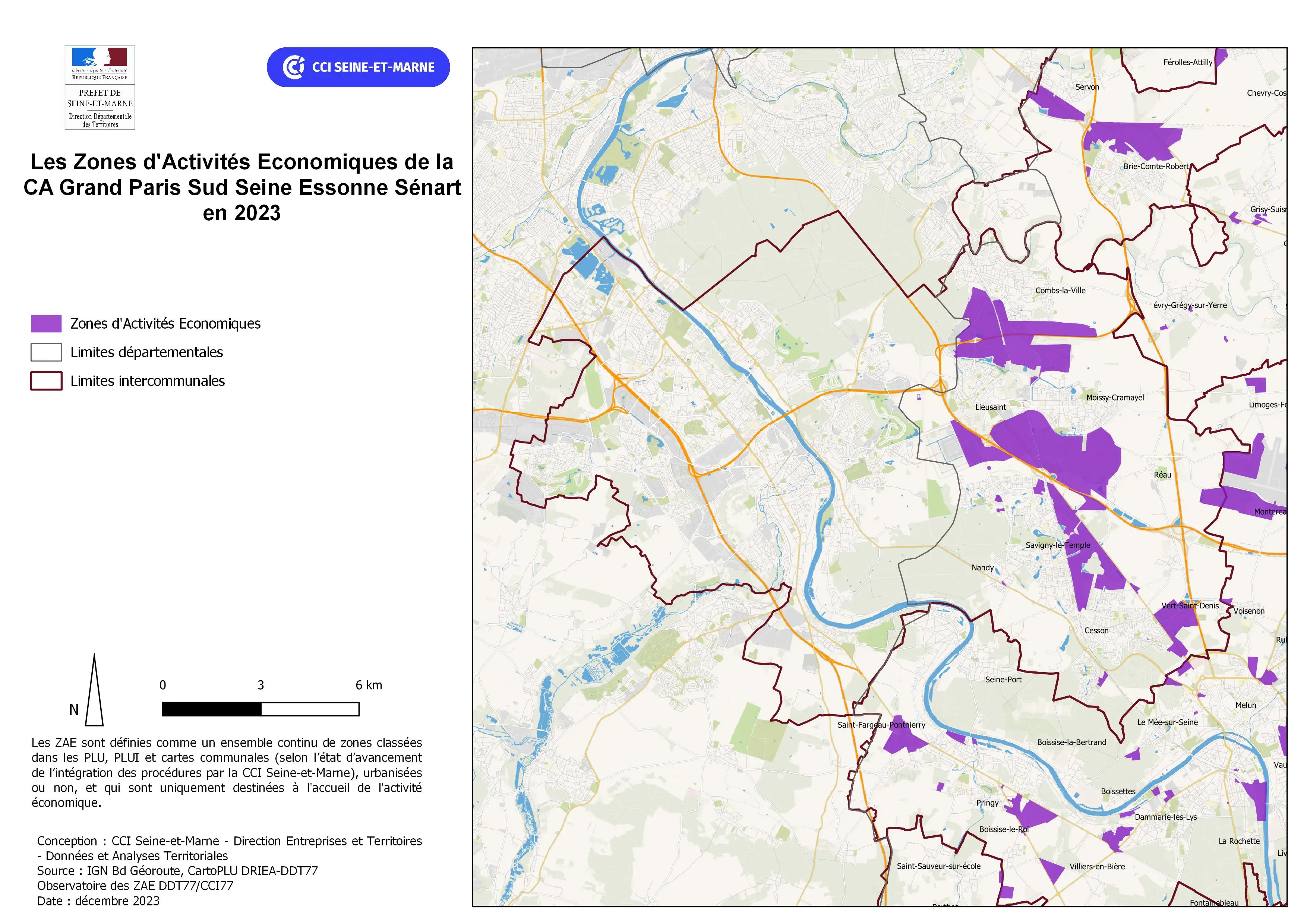 Zones d'activités