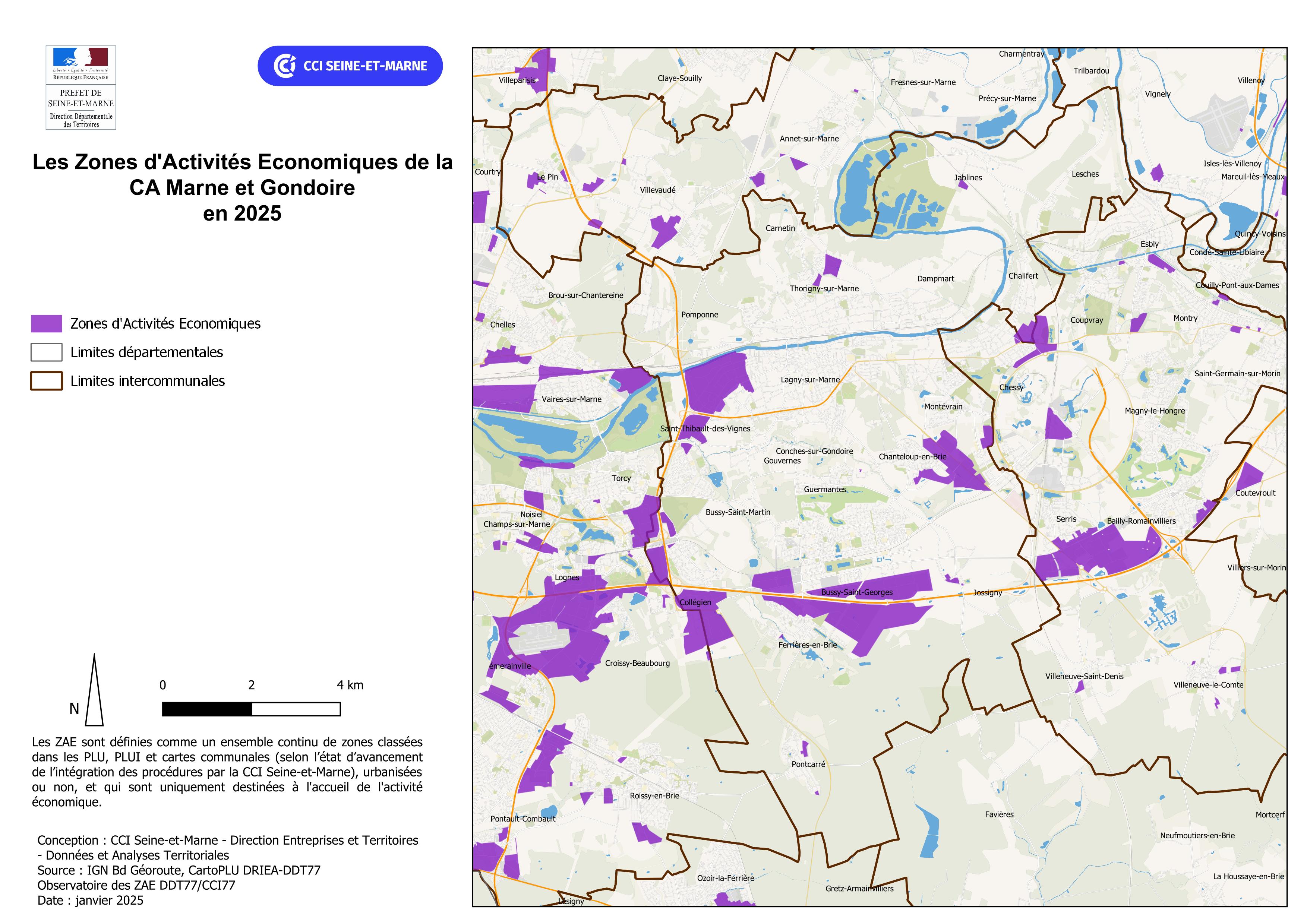 Zones d'activités