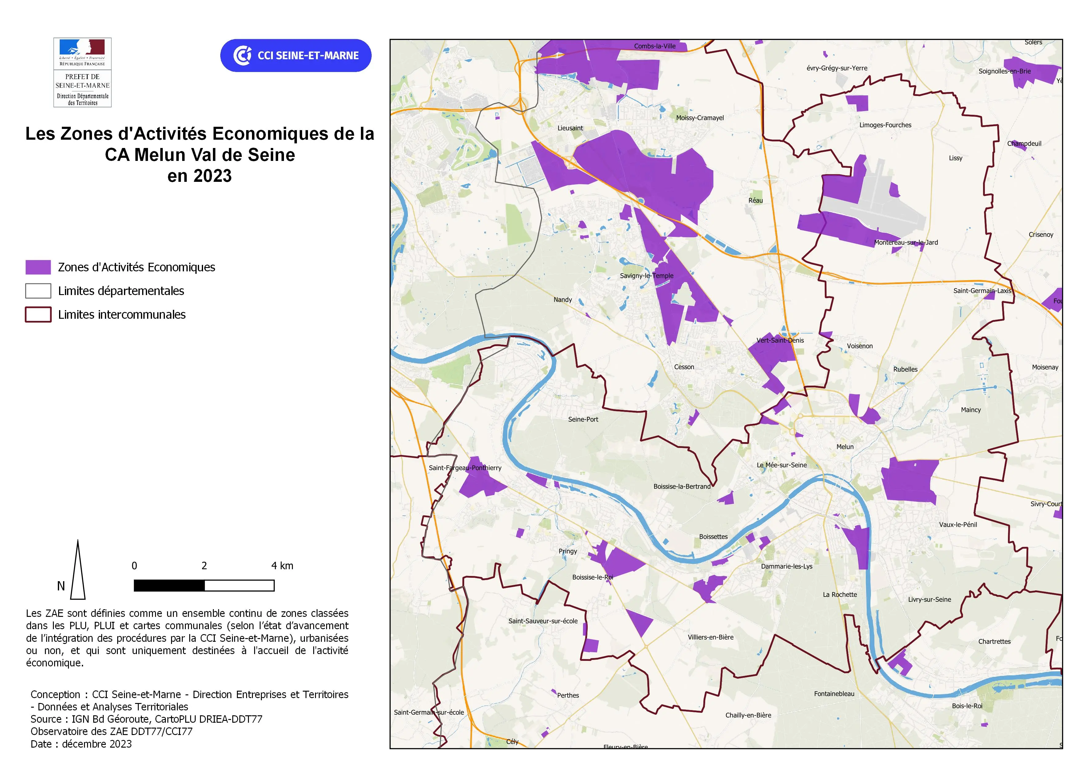 Zones d'activités