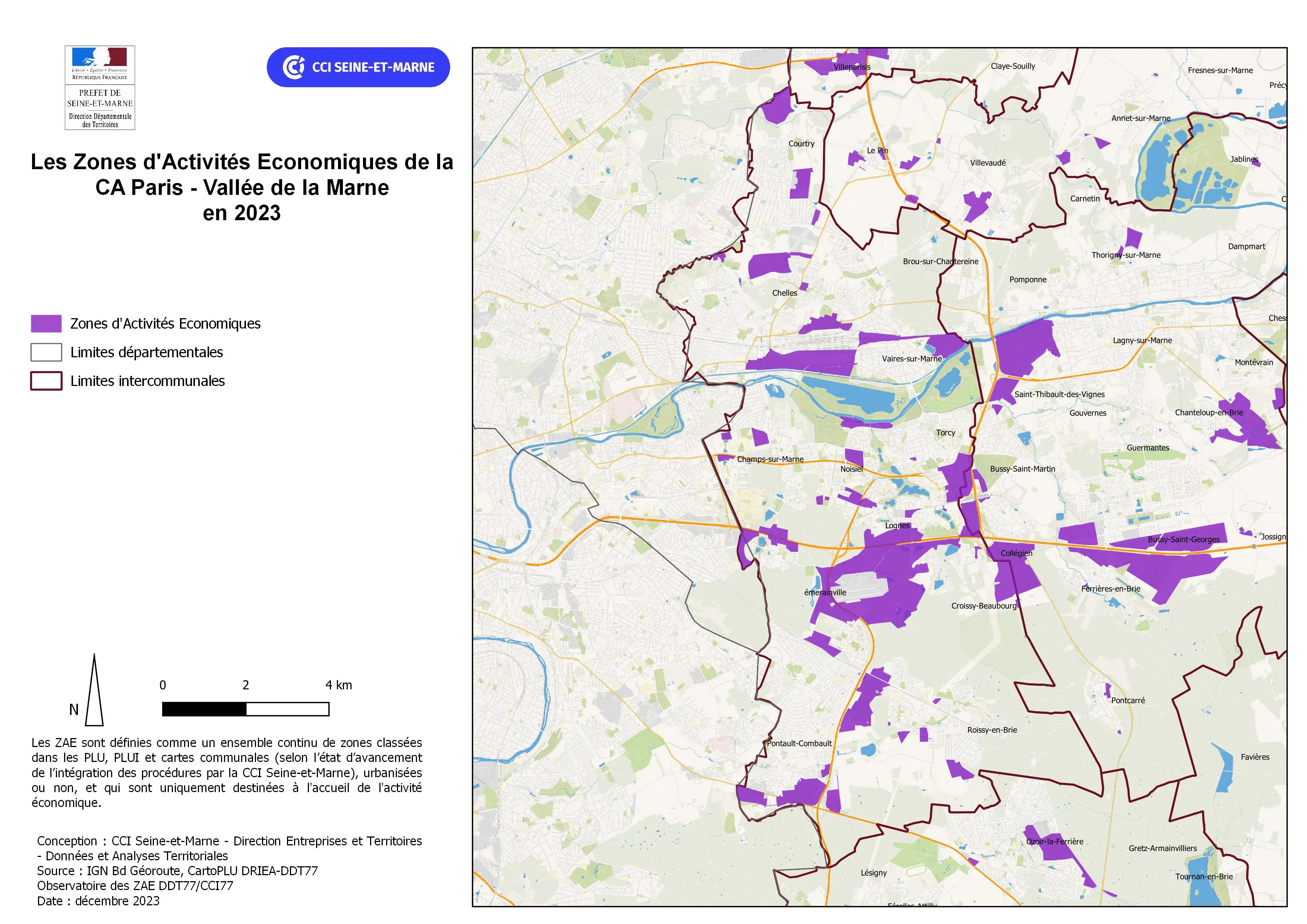 Zones d'activités