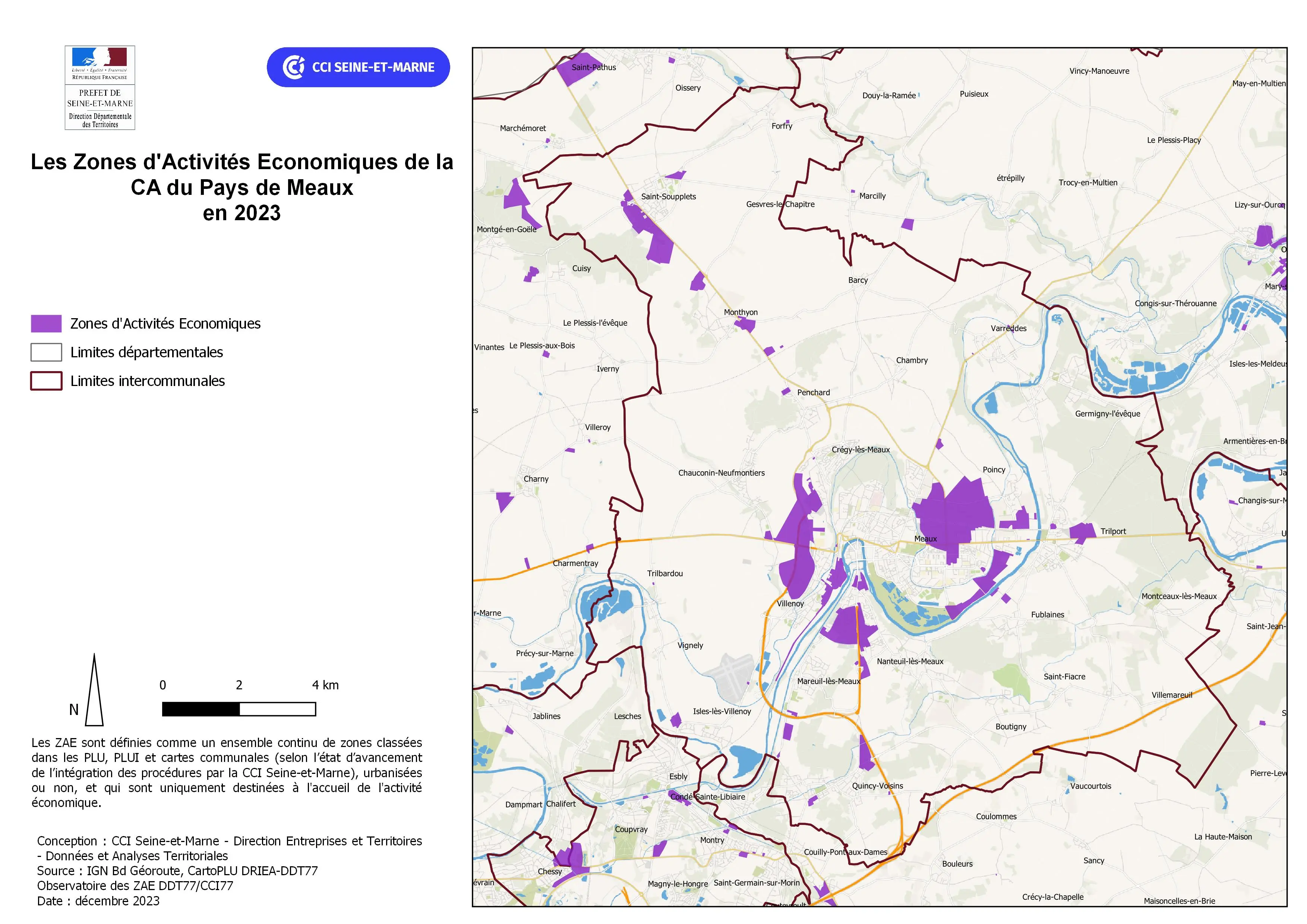 Zones d'activités