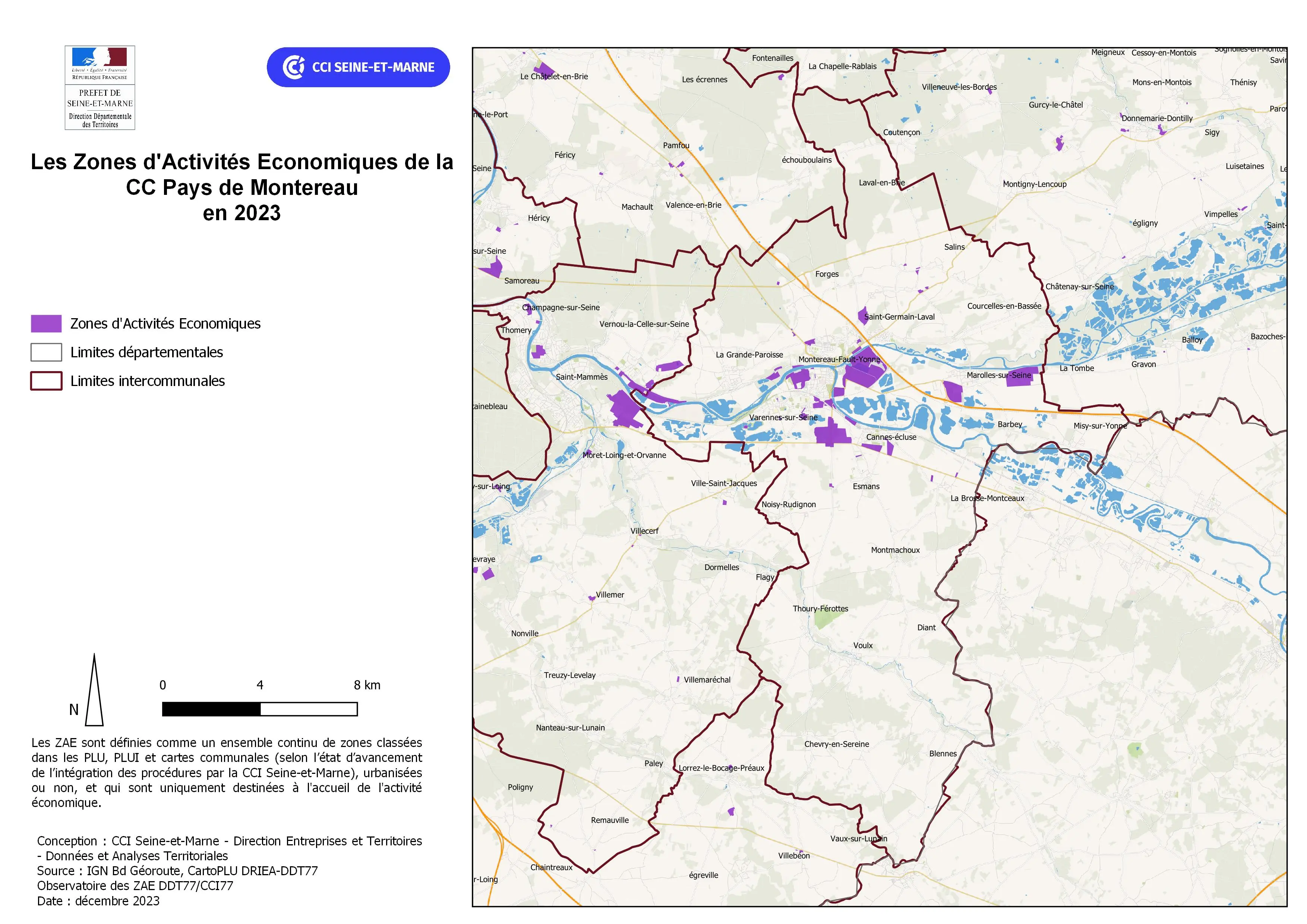 Zones d'activités