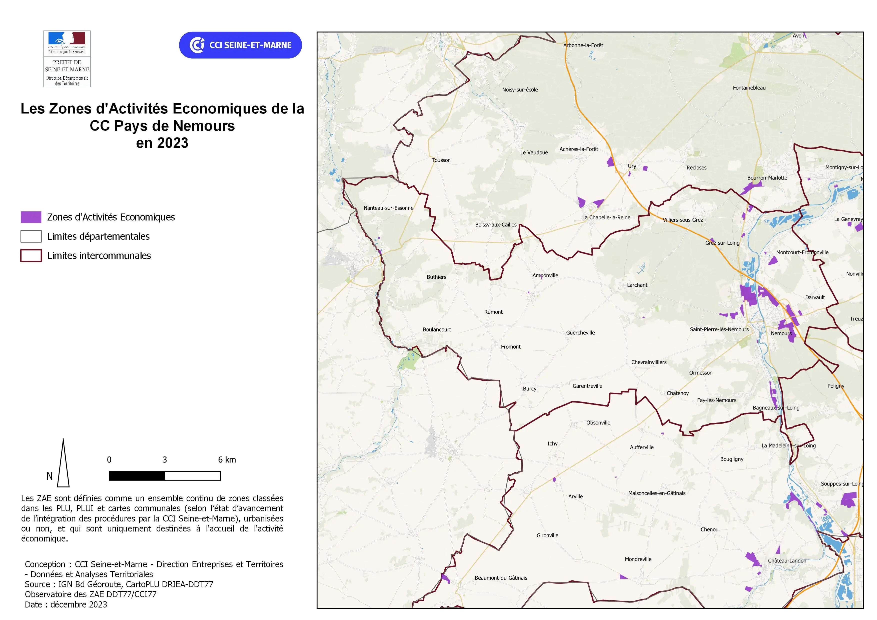 Zones d'activités