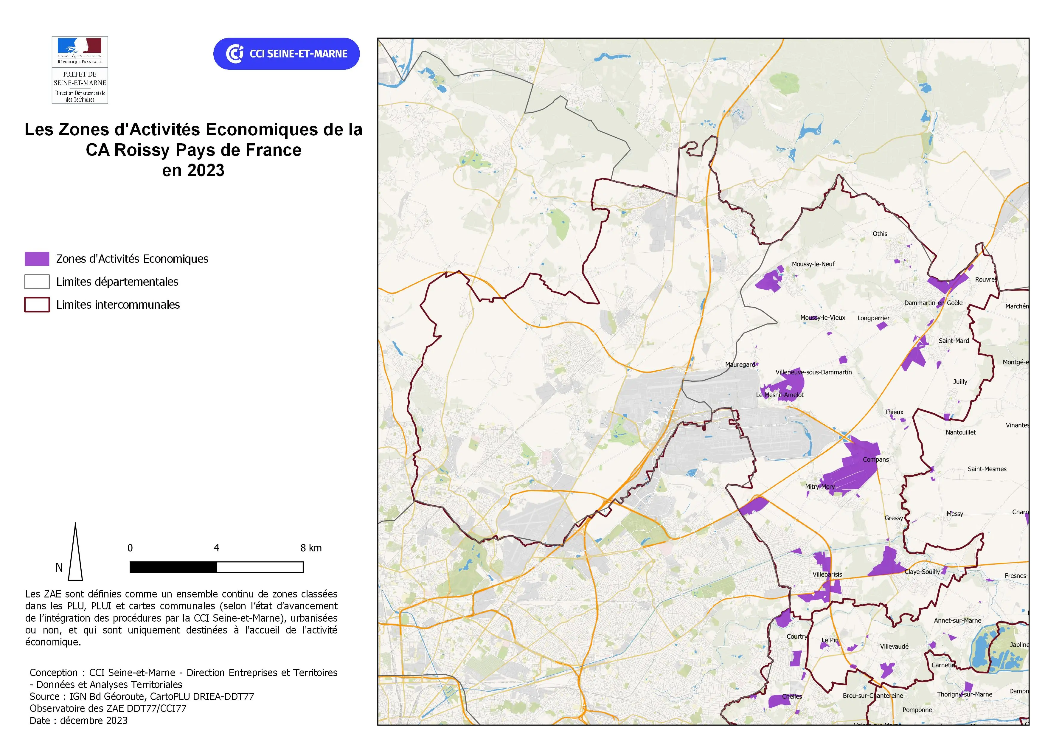 Zones d'activités