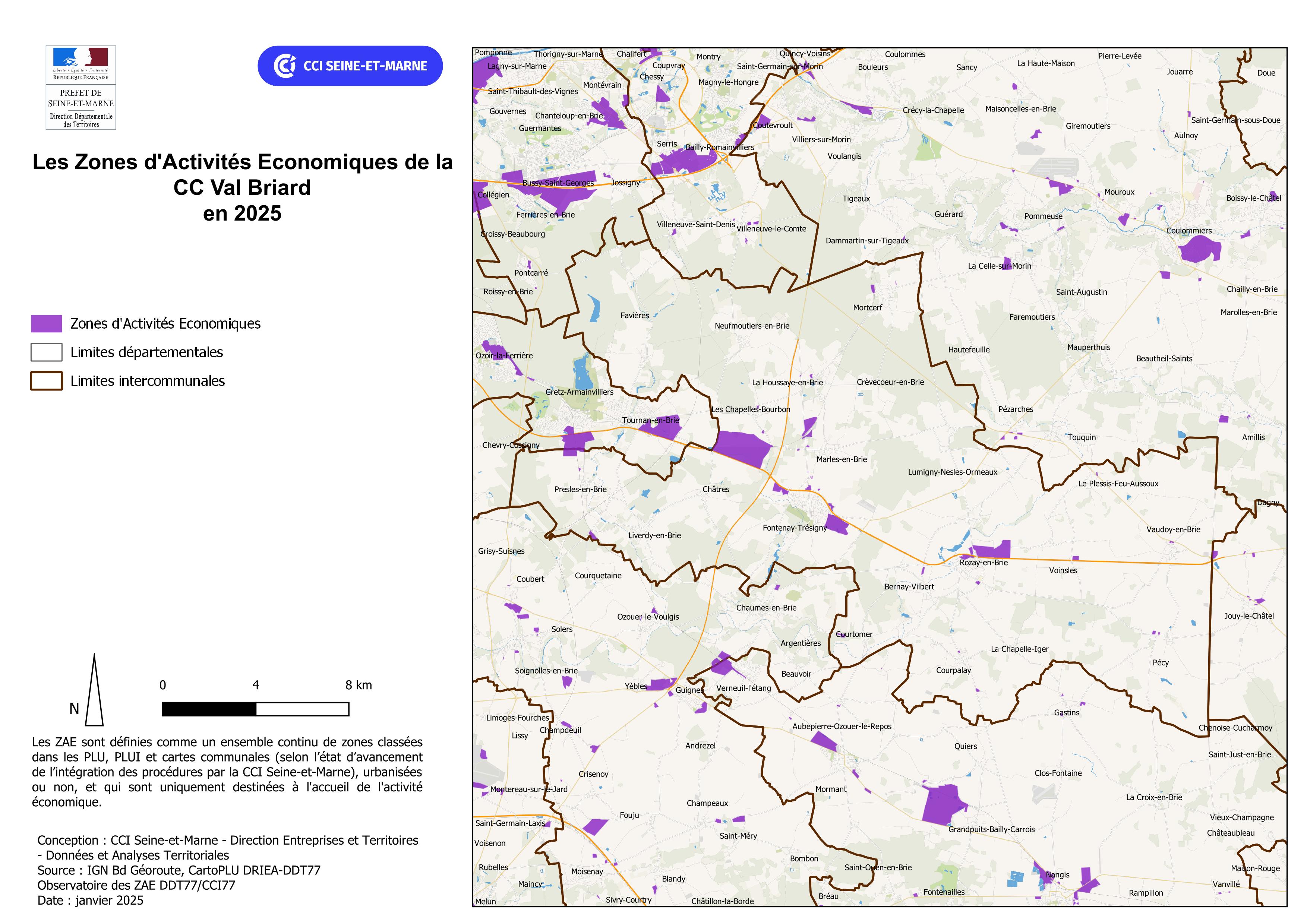Zones d'activités